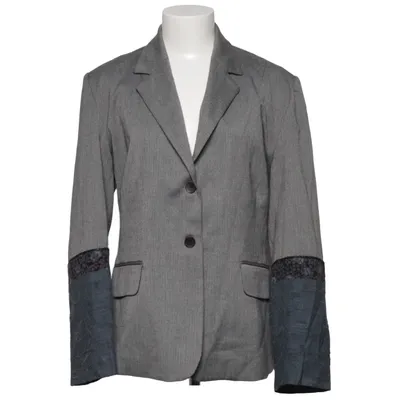 Blazer (Gray) from Uldahl Elastane, Polyester, Viscose