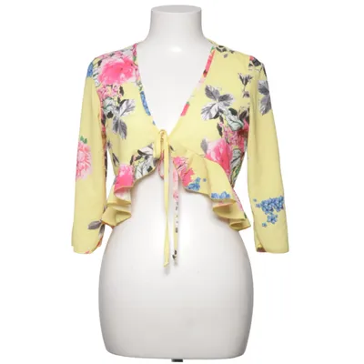 Wikkelblouse (Geel, Meerkleurig) van Stylewise Elastaan, Polyester