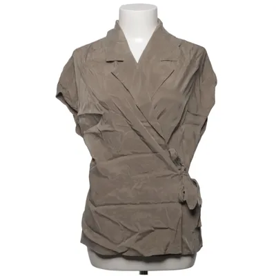 Slå-om top (Beige) fra Dante 6 Cupro, Elastan, Viscose