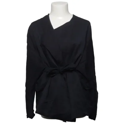 Jakke (Blå, Beige) fra Lelin Polyester, Uld