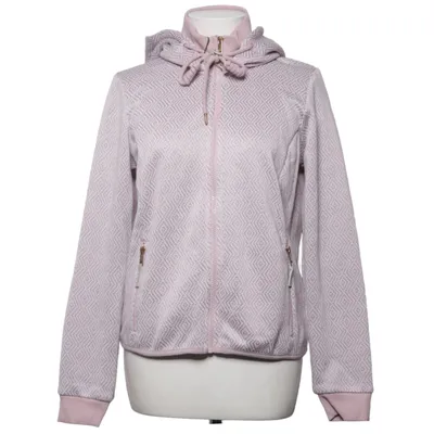 Hoodie (Pink, White) from Gina Cotton, Elastane, Polyester