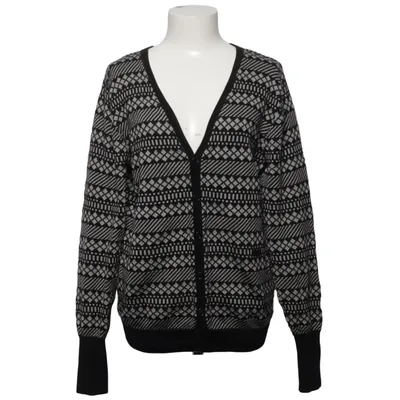 Strickjacke (Schwarz, Grau) von WHYRED Merinowolle
