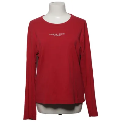 Lange mouwen shirt (Rood) van Flash Katoen