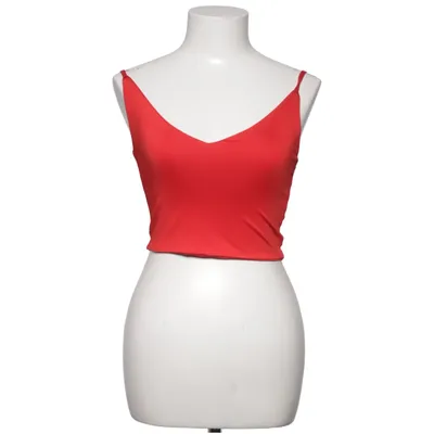 Crop top (Red) from Amisu Elastane, Polyester