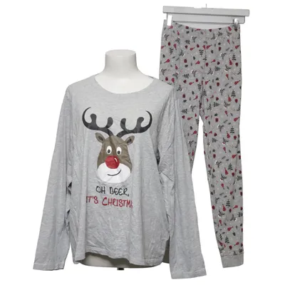 Pyjama (Grau, Mehrfarbig) von Crossbow Baumwolle, Viskose