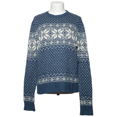 Pull-over (Bleu, Blanc) de Denim & Supply Ralph Lauren Acrylique, Laine