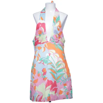 Halterneckklänning (Flerfärgad) från Zara Bomull