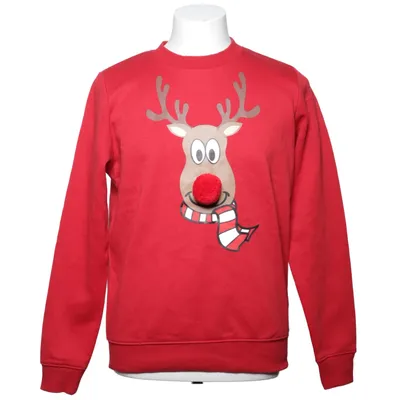 Jultröja (Röd, Vit) från Watson's Bomull, Polyester