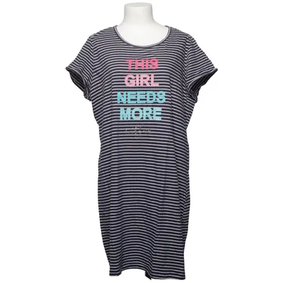 Robe (Bleu, Blanc, Multicolore) de Lingerie Coton