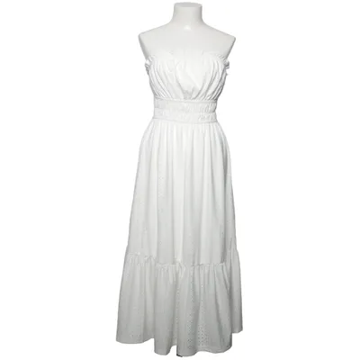 Klänning (Vit) Elastan, Polyester