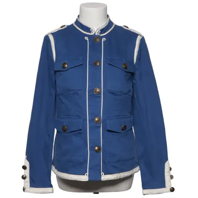 Jacket (Blue, White) from Boden Cotton, Elastane, Lyocell