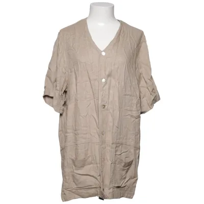 Short sleeve shirt (Beige) from Classic Woman Linen, Viscose