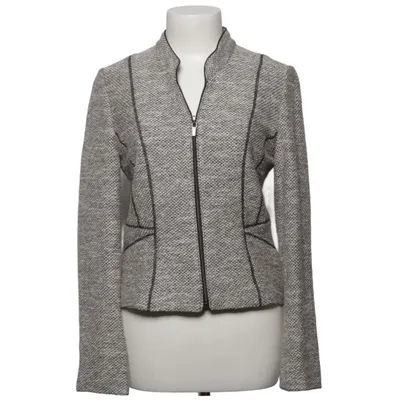 Jacket (Gray, White) from Gerry Weber Acrylic, Cotton, Polyamide, Polyester, Viscose