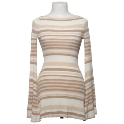 Dress (Beige, White, Brown) Cotton