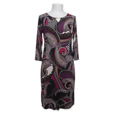 Klänning (Svart, Flerfärgad) från Cappuccini Elastan, Polyester