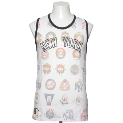 Basketball shirt (White, Multicolored) from Majestic Cotton