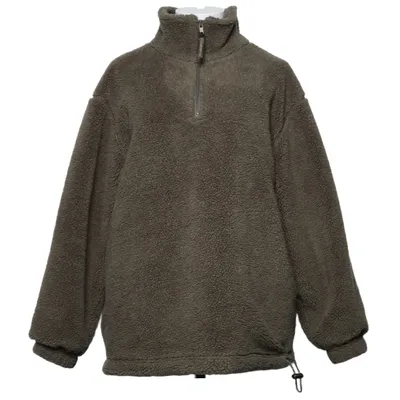 Fleecetröja (Grön) från Elch Akryl, Bomull, Polyester