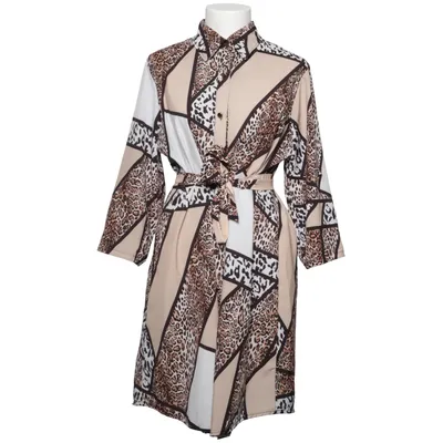 Skjortklänning (Beige, Svart, Vit) från Made in italy Elastan, Polyester