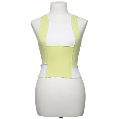 Crop top (Gul, Hvid) fra DF Young