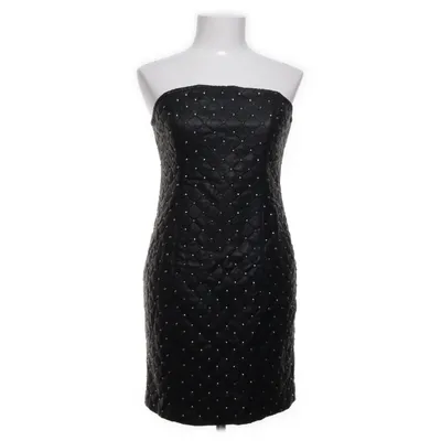 Jurk (Zwart, Goud) van Oxygene Polyester, Polyurethaan