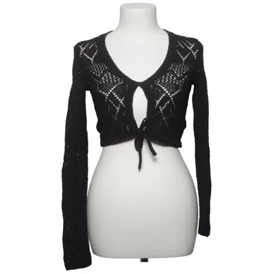 Slå om-cardigan (Sort) fra Pull & Bear Bomuld, Polyester