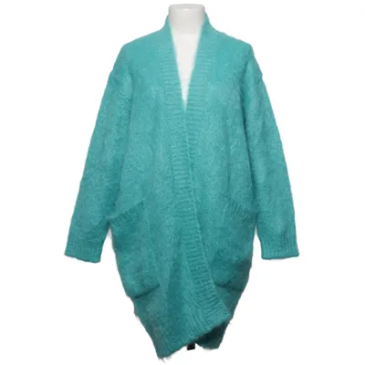 Cardigan (Turkis) fra MaxMara Mohair, Polyamid, Uld