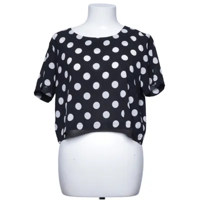 Crop top (Noir, Blanc) de Vera & Lucy Élasthane, Polyester