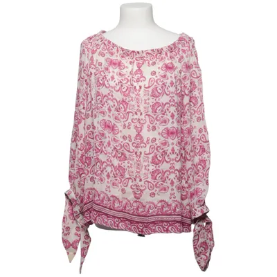 Blouse (Roze, Wit) van Carolina Herrera Linnen, Zijde