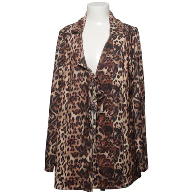Wrap cardigan (Brown, Black, Beige) from Yours Elastane, Polyester