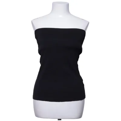 Tube Top (Schwarz) von H&M Basic Baumwolle, Elasthan