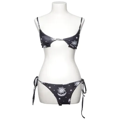 Bikini (Noir, Blanc) de Zaful Élasthane, Polyester