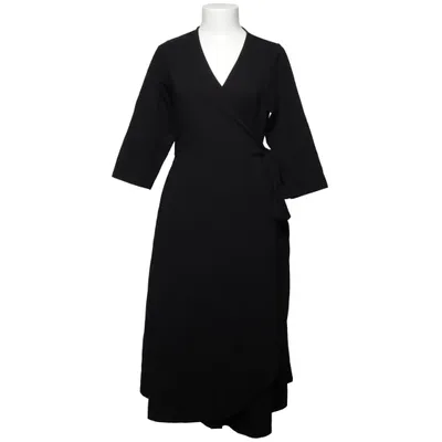 Omlottklänning (Svart) från Snag Bomull, Elastan