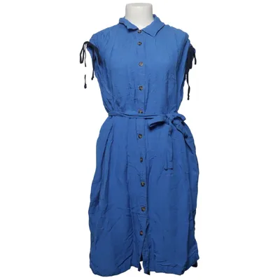 Shirt dress (Blue) from Yest Linen, Viscose
