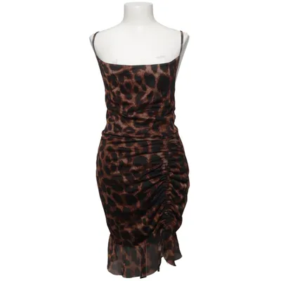 Kleid (Braun, Schwarz) von PrettyLittleThing Elasthan, Polyester
