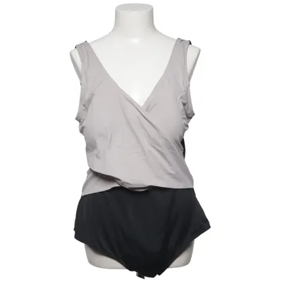 Badpak (Grijs, Zwart) van Queentex Elastaan, Polyamide, Polyester
