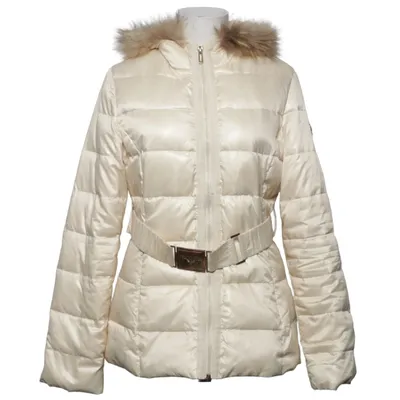 Dunjacka (Beige) från Fracomina Dun, Fjädrar, Päls, Polyester