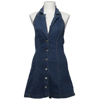 Jeanskjole (Blå) fra Forever 21 Bomuld, Elastan, Polyester, Viscose