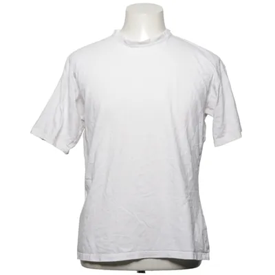 T-shirt (Wit) van Manbasic Katoen