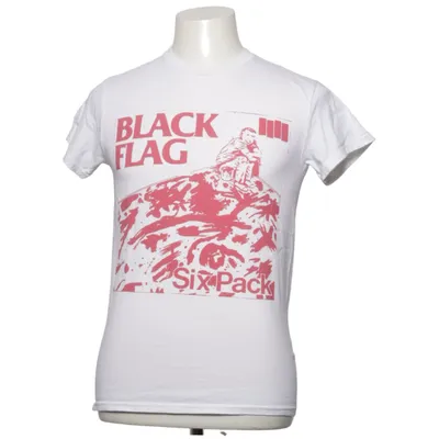 T-shirt (Blanc, Rouge) de Gildan Coton