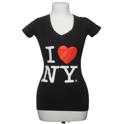 T-shirt (Sort) fra I Love NY Bomuld, Elastan