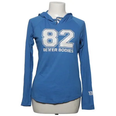 Capuchon sweater (Blauw) van Better Bodies Katoen, Polyester