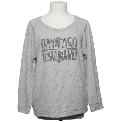 Sweatshirt (Gris) de Adidas Neo Coton, Polyester