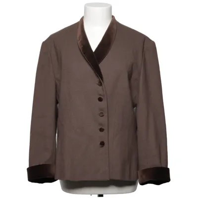 Blazer (Brun) fra Kasper Acetat, Bomuld, Uld