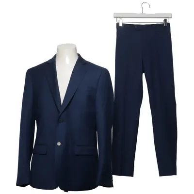 Costume (Bleu) de Dressmann Élasthane, Polyester, Viscose, Laine