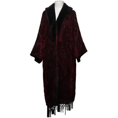 Coat (Red, Black) from Current Mood Polyamide, Polyester