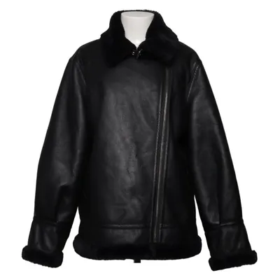 Shearlingjacka (Svart) från Mango Polyester, Polyuretan