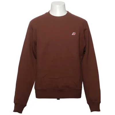 Sweatshirt (Marron) de New Balance Coton, Élasthane