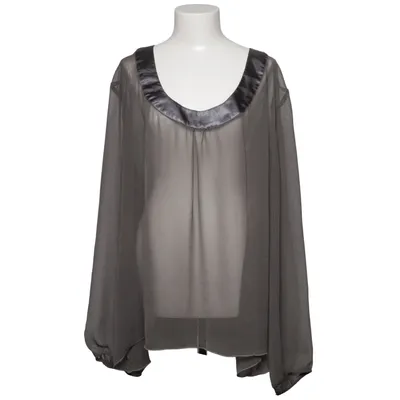 Blouse (Gray) from Zizzi Jeans Polyester