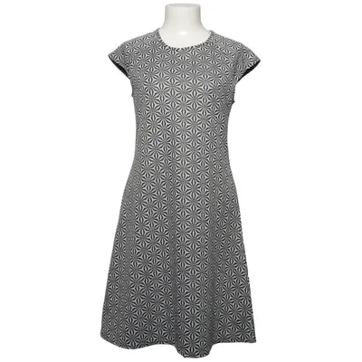 Robe (Noir, Blanc) de Marietta Élasthane, Polyester