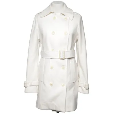 Coat (White) from Blumarine Elastane, Polyester, Viscose